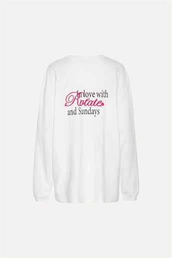 Rotate, Thin jersey longsleeve, Bright White